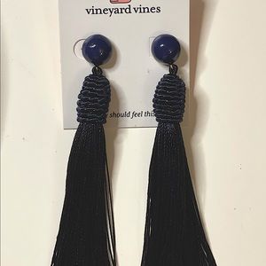 Vineyard Vines Deep Bay Single Tassel Earrings NWT